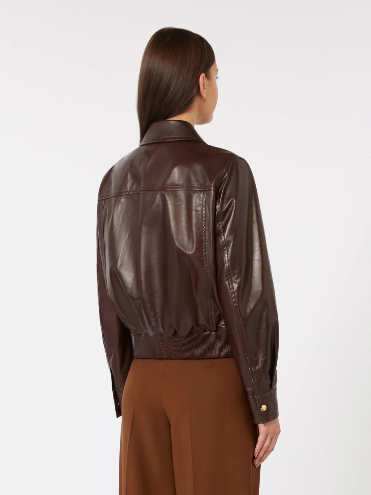 MAX MARA STUDIO Giubbino Donna MSTBIADA 2616441011600 002 Marrone - Image 3