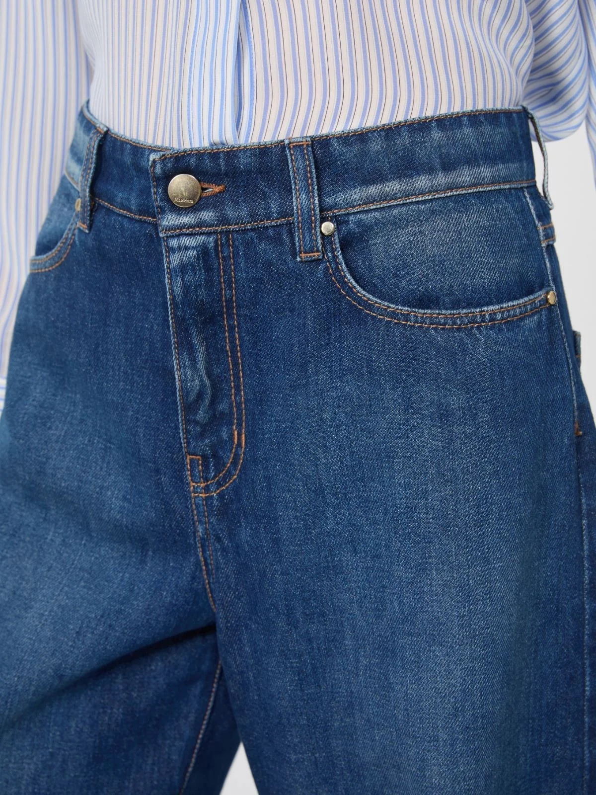 MAX MARA STUDIO Jeans Donna MSTPALUDE 2616181011600 005 Blu - Image 3