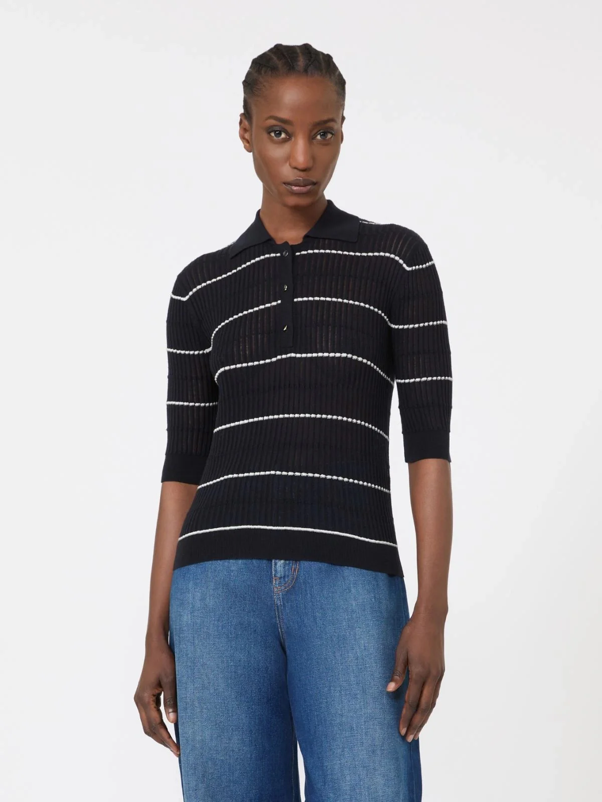 MAX MARA STUDIO Maglia Donna MSTGALLO 2616361051600 014 Blu - Image 3
