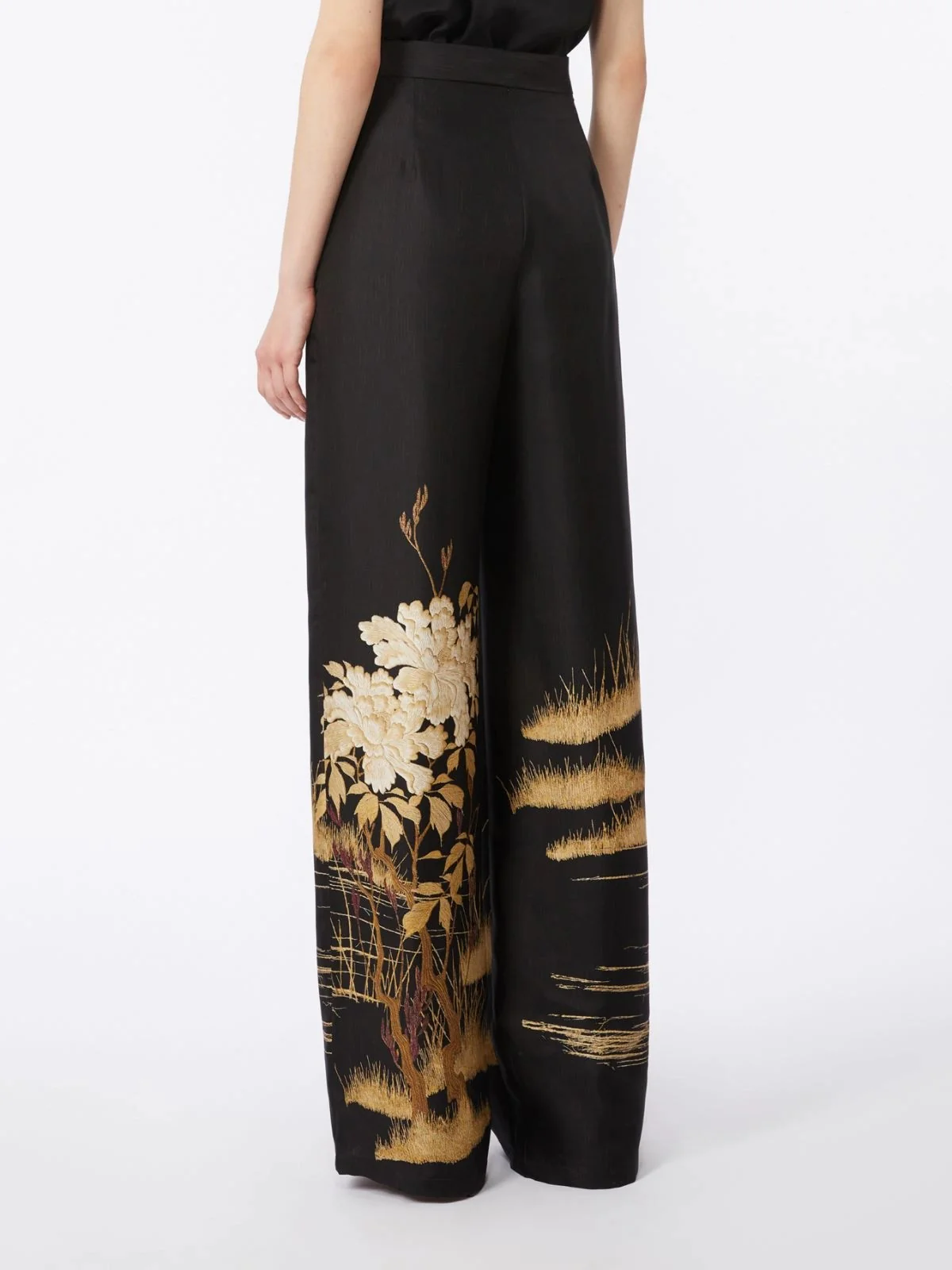 MAX MARA STUDIO Pantalone Donna MSEMAPPA 2616131034600 003 Nero - Image 4