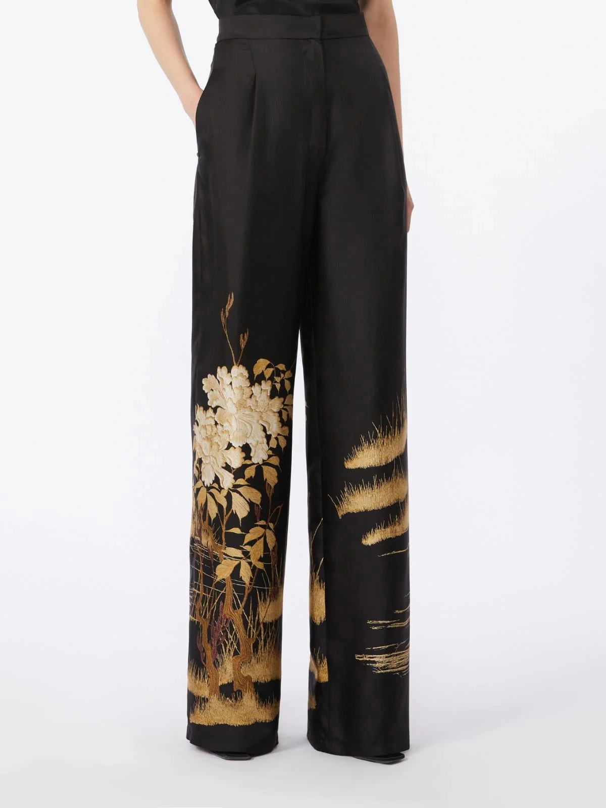 MAX MARA STUDIO Pantalone Donna MSEMAPPA 2616131034600 003 Nero - Image 5