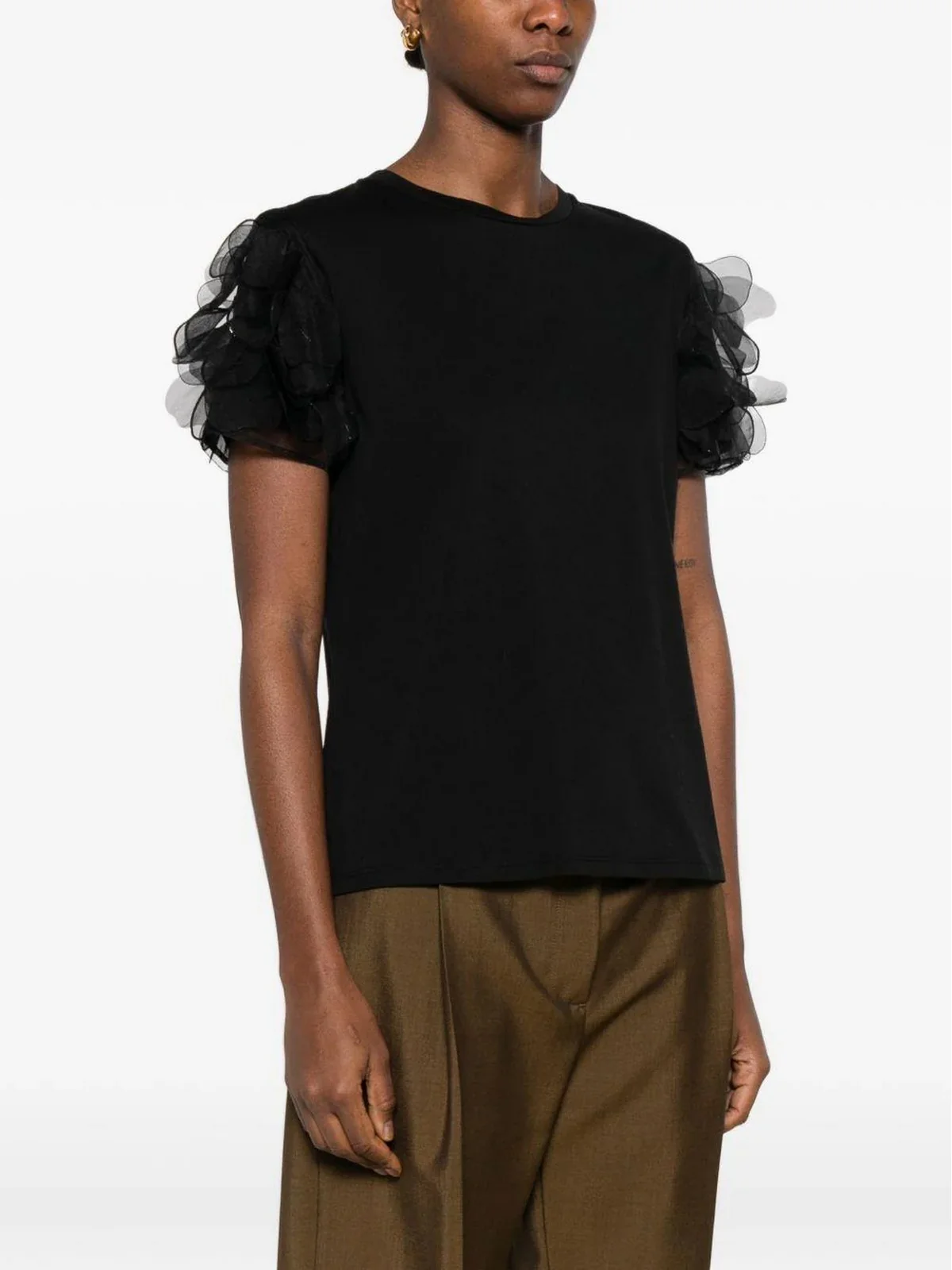 MAX MARA STUDIO T-shirt Donna MSEEDITTI 2616971013600 005 Nero - Image 2