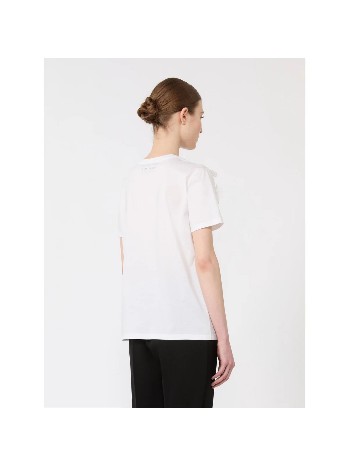 MAX MARA STUDIO T-shirt Donna MSEEDITTI 2616971013600 006 Bianco - Image 3