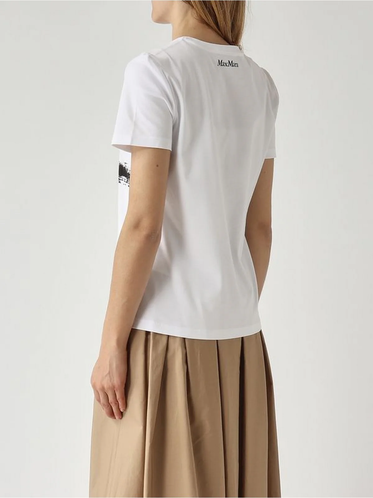 MAX MARA STUDIO T-shirt Donna MSTPIACERE 2616971012600 003 BIANCO OTTICO - Image 2