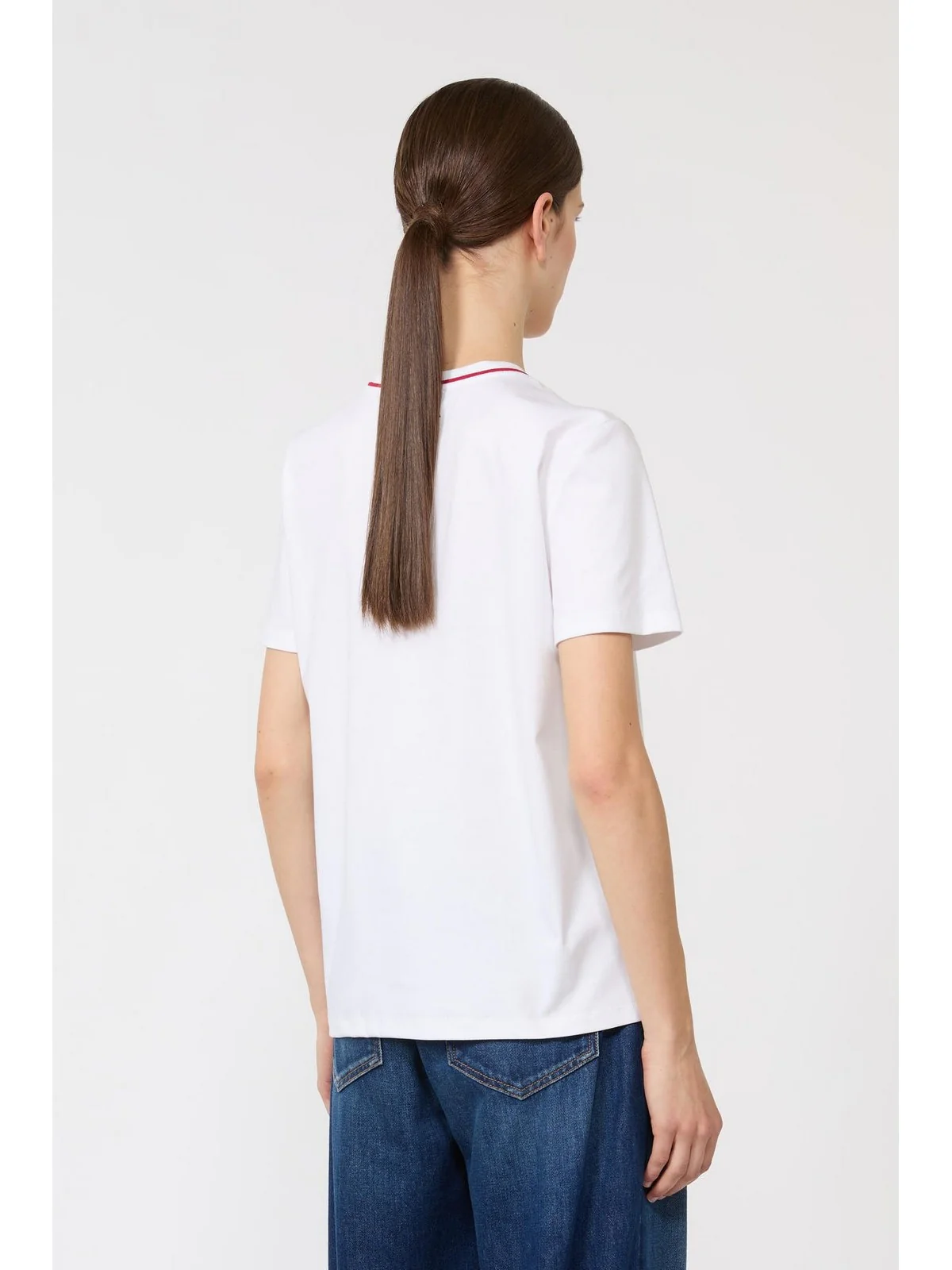 MAX MARA STUDIO T-shirt Donna MSTPUGNALE 2616971011600 001 Bianco - Image 3