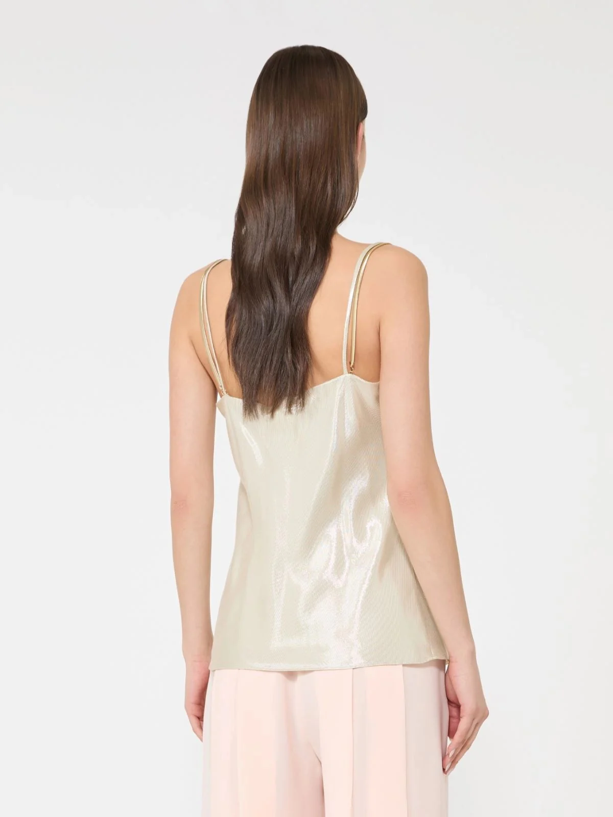 MAX MARA STUDIO Top Donna MSEGHIERA 2616161014600 001 ORO CHIARO - Image 3