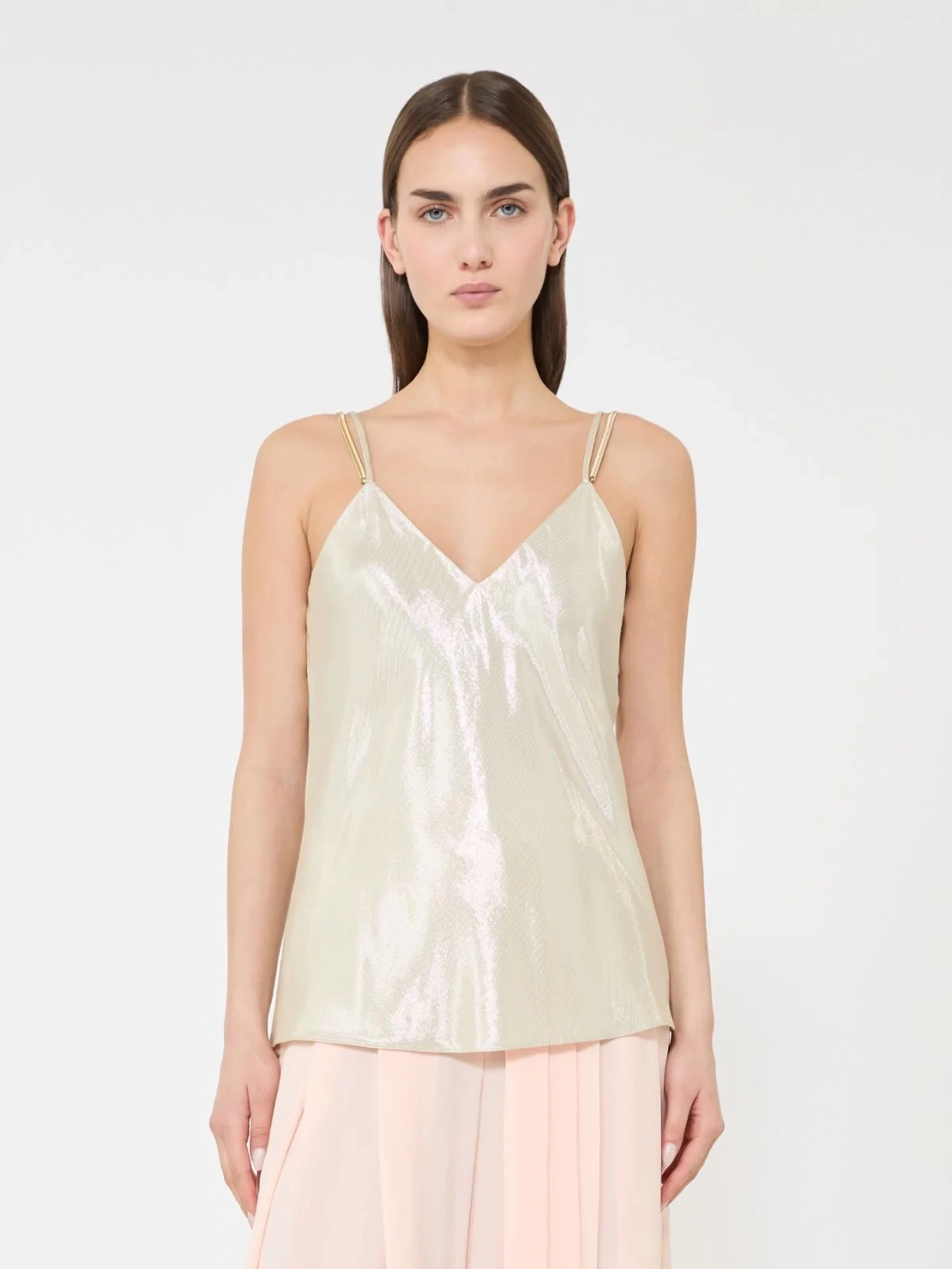MAX MARA STUDIO Top Donna MSEGHIERA 2616161014600 001 ORO CHIARO - Image 4