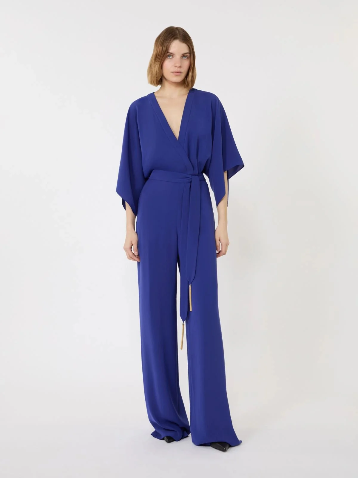MAX MARA STUDIO Tuta Donna MSEODE 2616241014600 067 BLUETTE - Image 4
