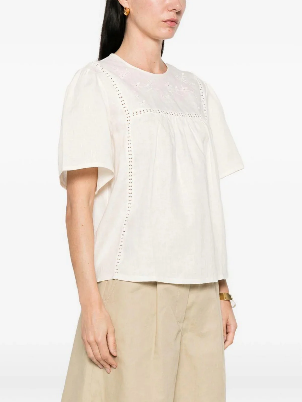 MAX MARA WEEKEND Blusa Donna WKDBACINO 2615941082600 001 ECRU - Image 3