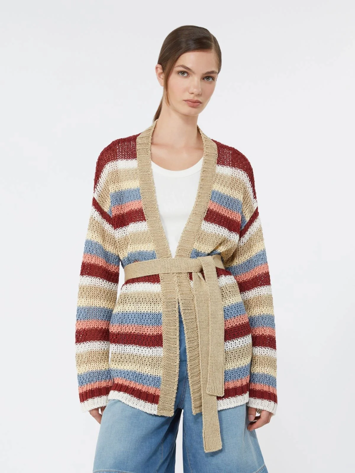 MAX MARA WEEKEND Cardigan Donna WKDBONITO 2615341032600 020 CILIEGIA - Image 4