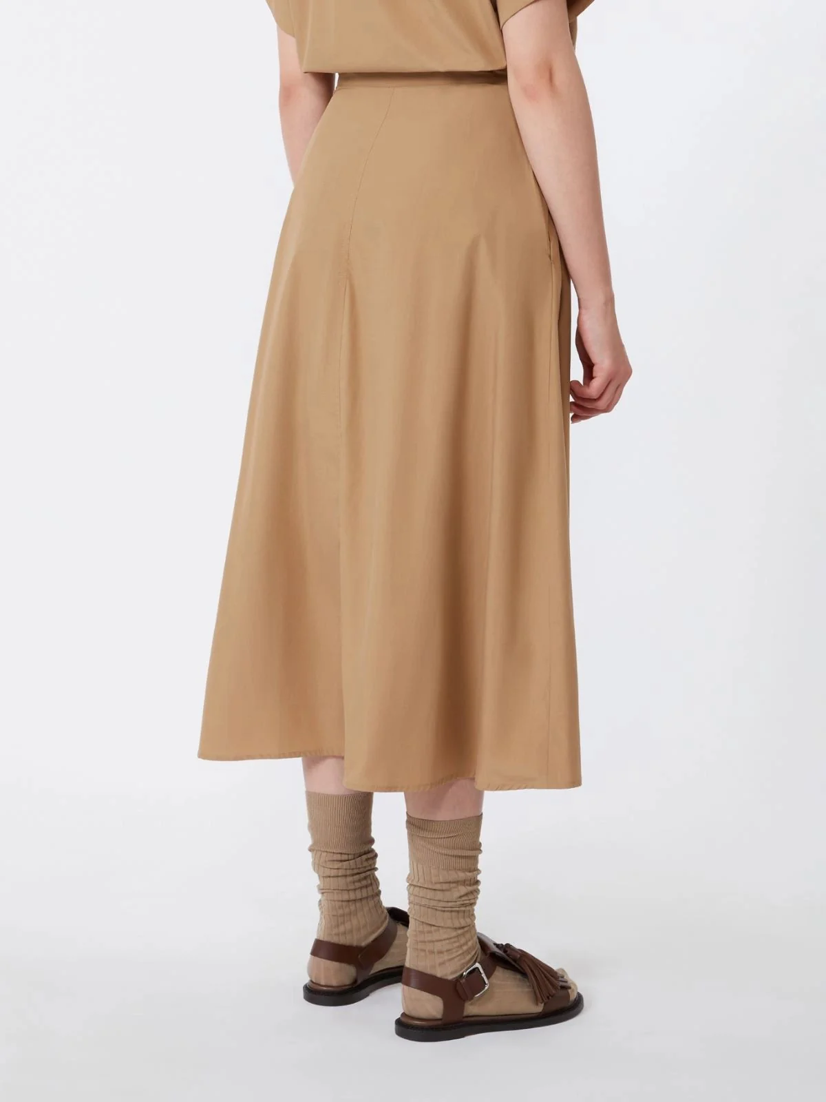 MAX MARA WEEKEND Gonna Donna WKDZATTERA 2615101042600 010 CUOIO - Image 3