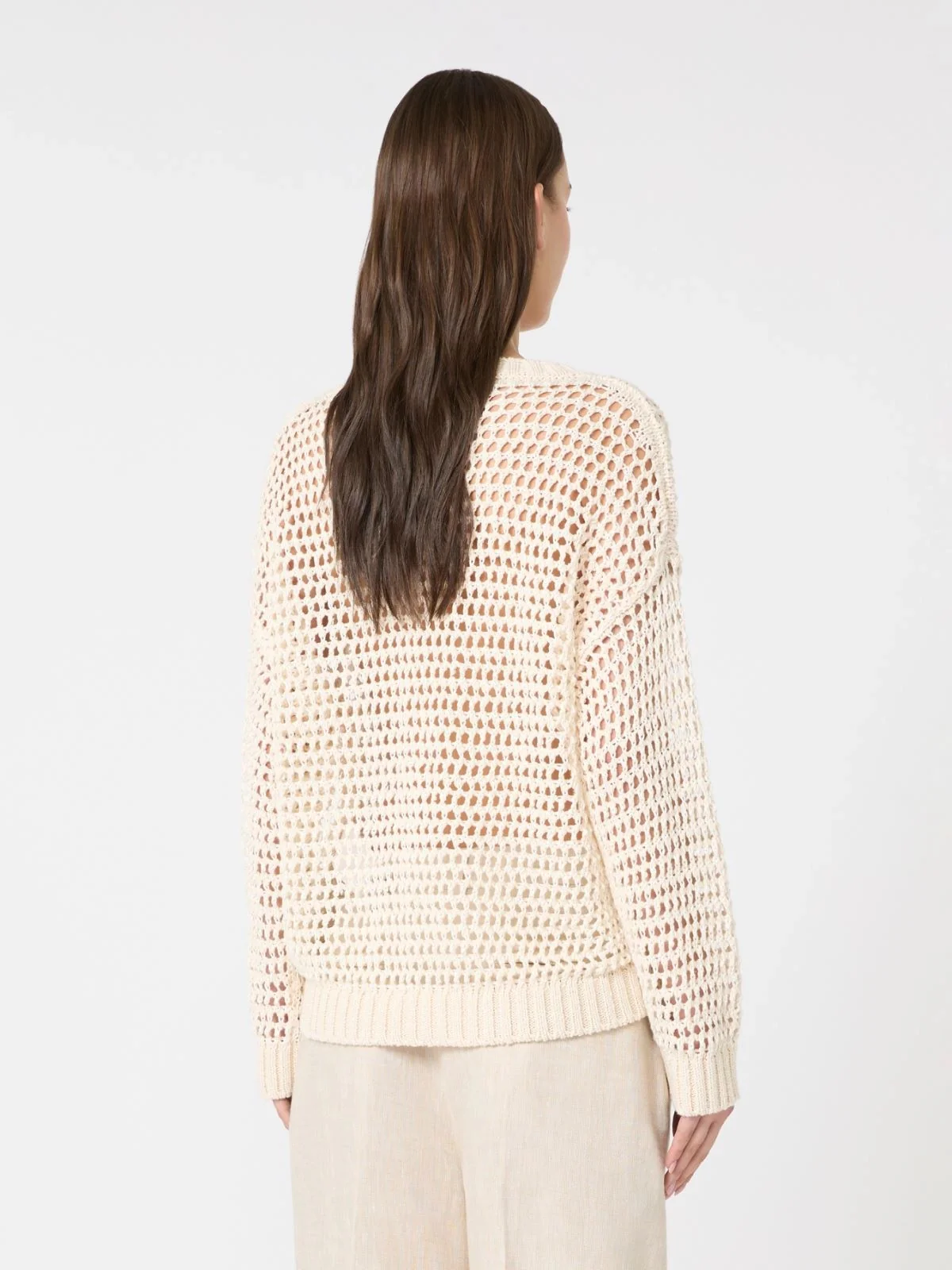 MAX MARA WEEKEND Maglia Donna WKDONIRICA 2615361152600 001 ECRU - Image 3