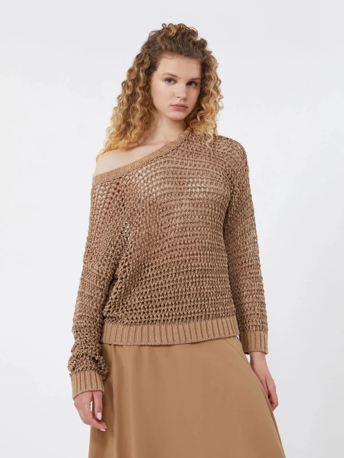 MAX MARA WEEKEND Maglia Donna WKDONIRICA 2615361152600 002 CUOIO - Image 2