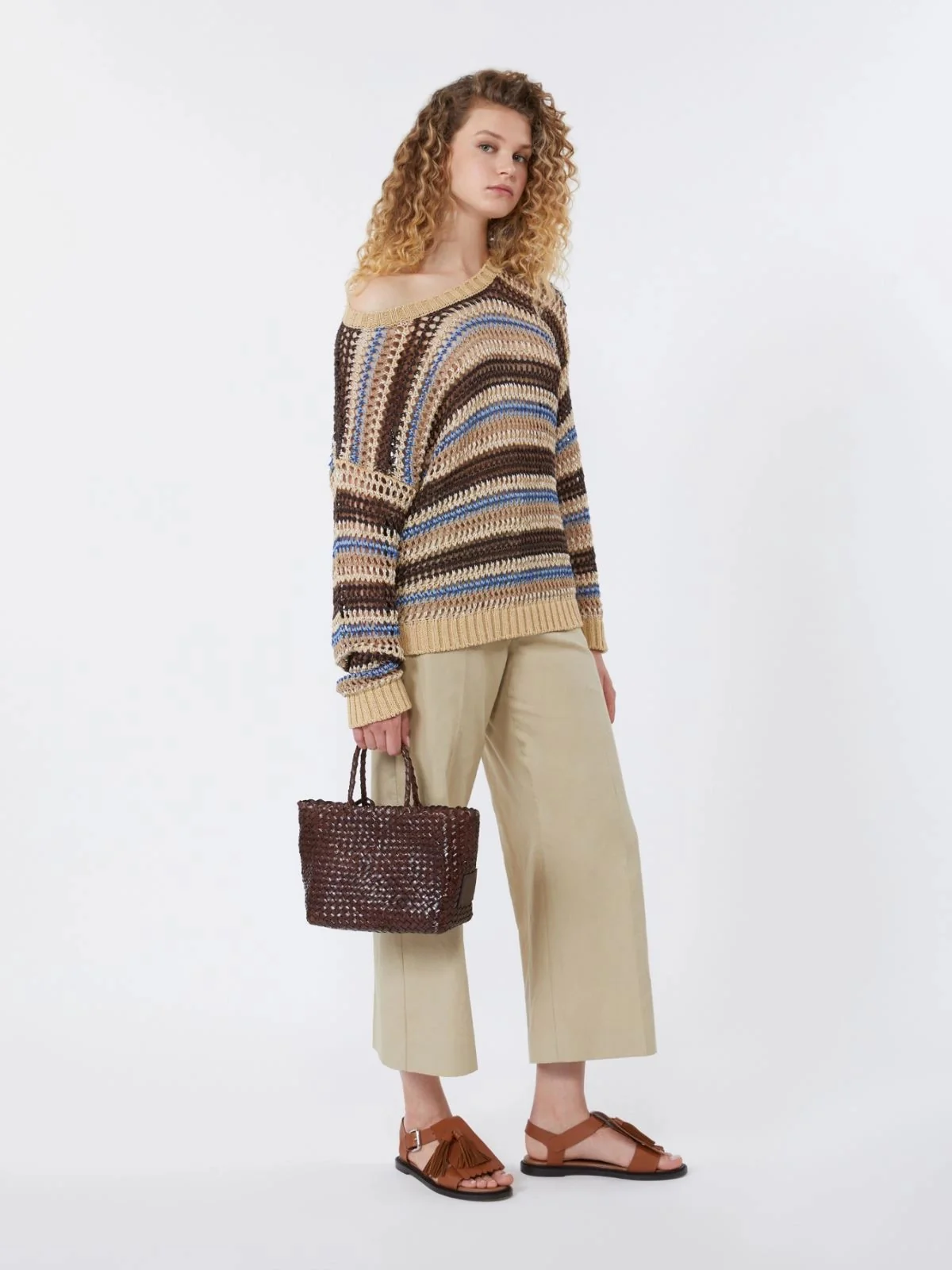 MAX MARA WEEKEND Maglia Donna WKDONIRICA 2615361152600 004 Marrone - Image 4