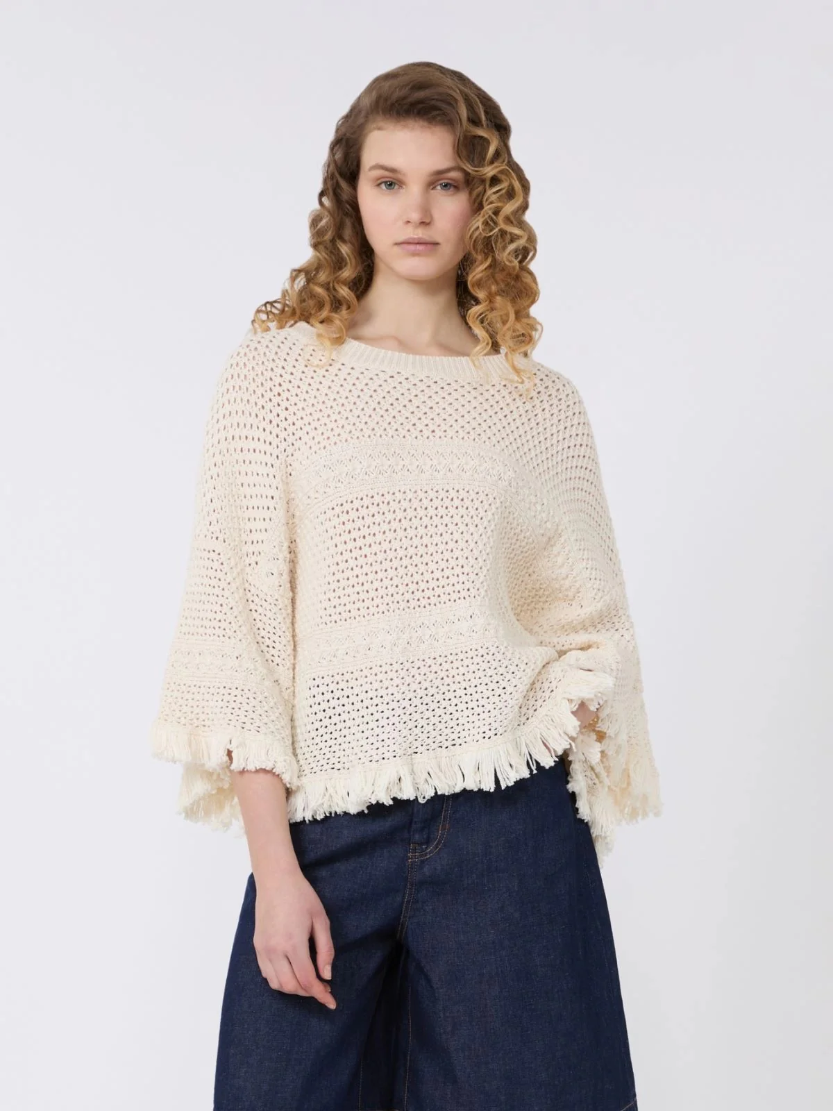 MAX MARA WEEKEND Maglia Donna WKDPALATO 2615361092600 001 ECRU - Image 4