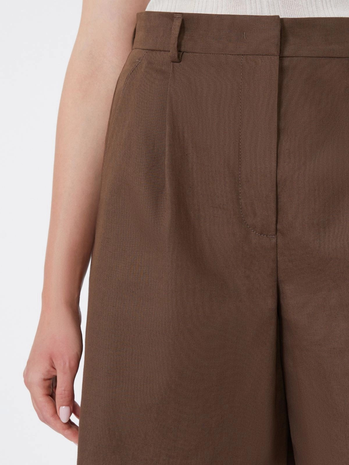 MAX MARA WEEKEND Pantaloncino Donna WKDECUBA 2615141022600 013 CIOCCOLATO - Image 2
