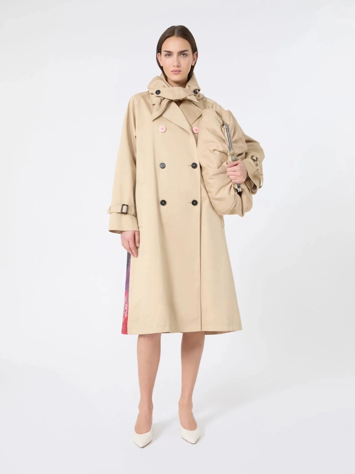 MAX MARA WEEKEND Trench Donna WKSNINFA 2615021016600 001 PRUGNA - Image 2