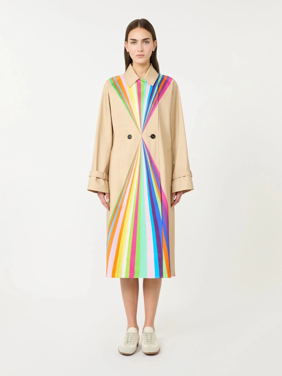 MAX MARA WEEKEND Trench Donna WKSPALANCA 2615021026600 001 MULTICOLOR - Image 4