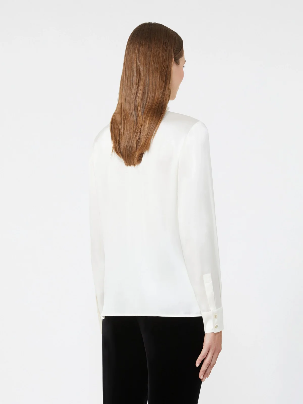 MAX MARA Blusa Donna GILLES 2526116022600 092 Avorio - Image 4
