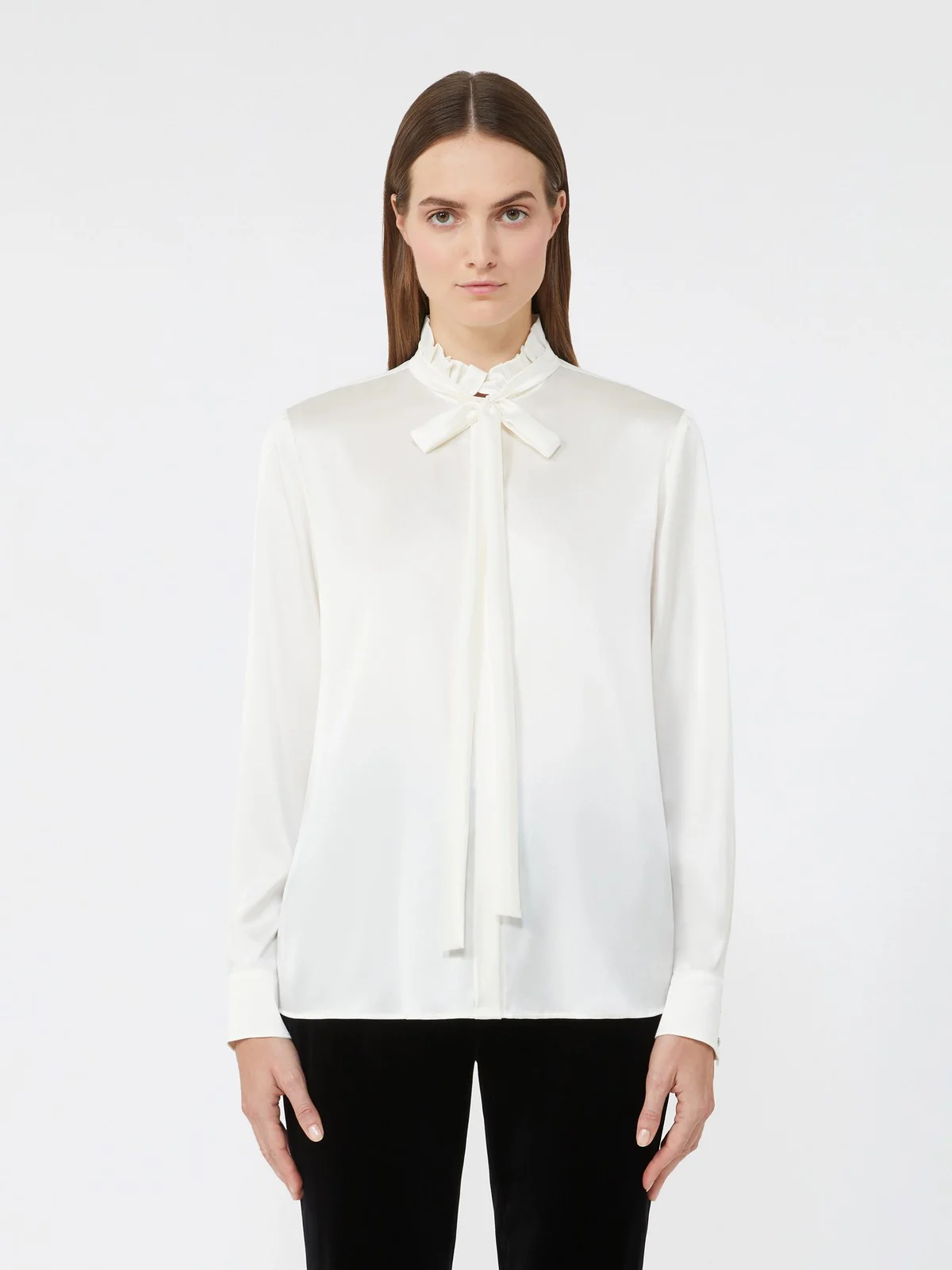 MAX MARA Blusa Donna GILLES 2526116022600 092 Avorio - Image 5