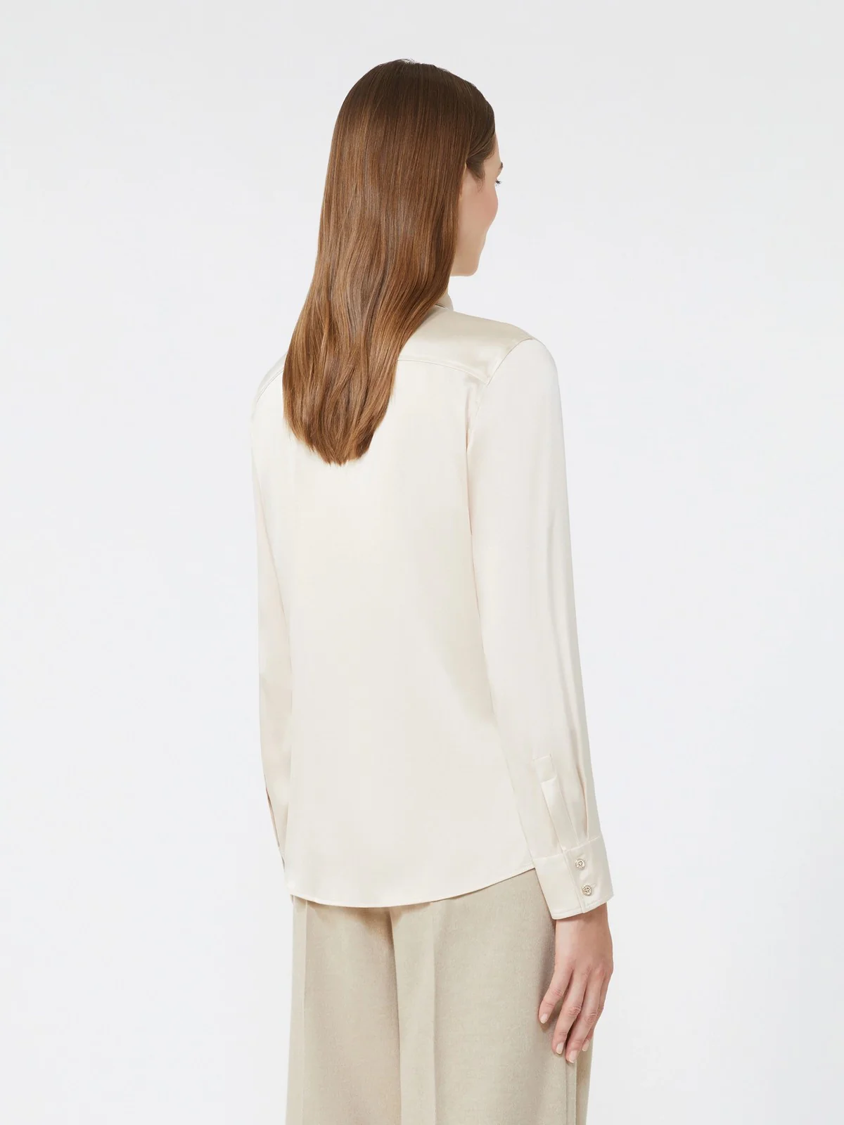 MAX MARA Blusa Donna XERO 2526116012600 013 Beige - Image 5