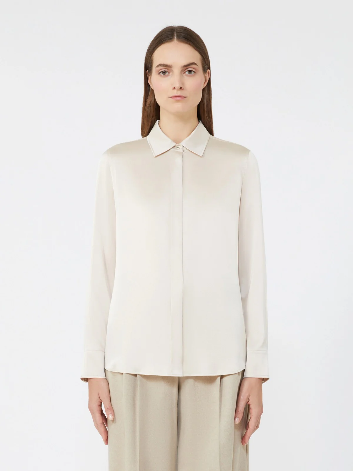 MAX MARA Blusa Donna XERO 2526116012600 013 Beige - Image 6