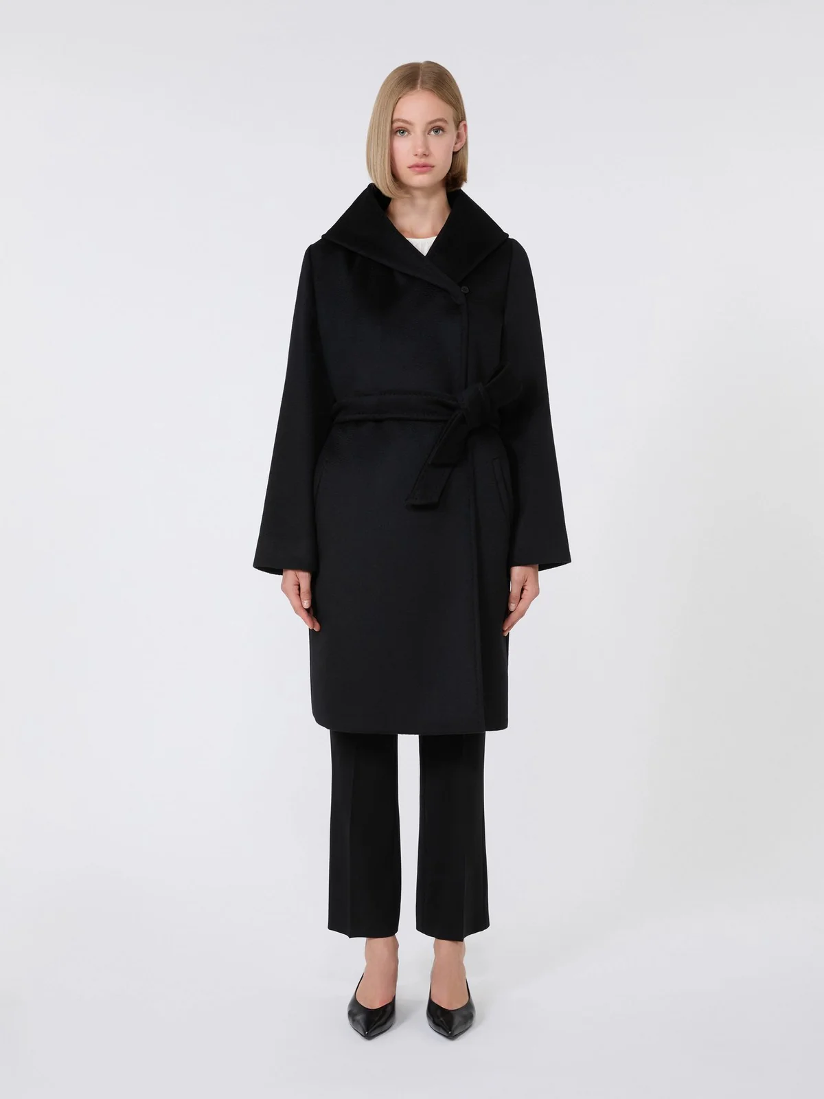 MAX MARA Cappotto Donna NEWMANG 2526016061600 013 Nero - Image 3