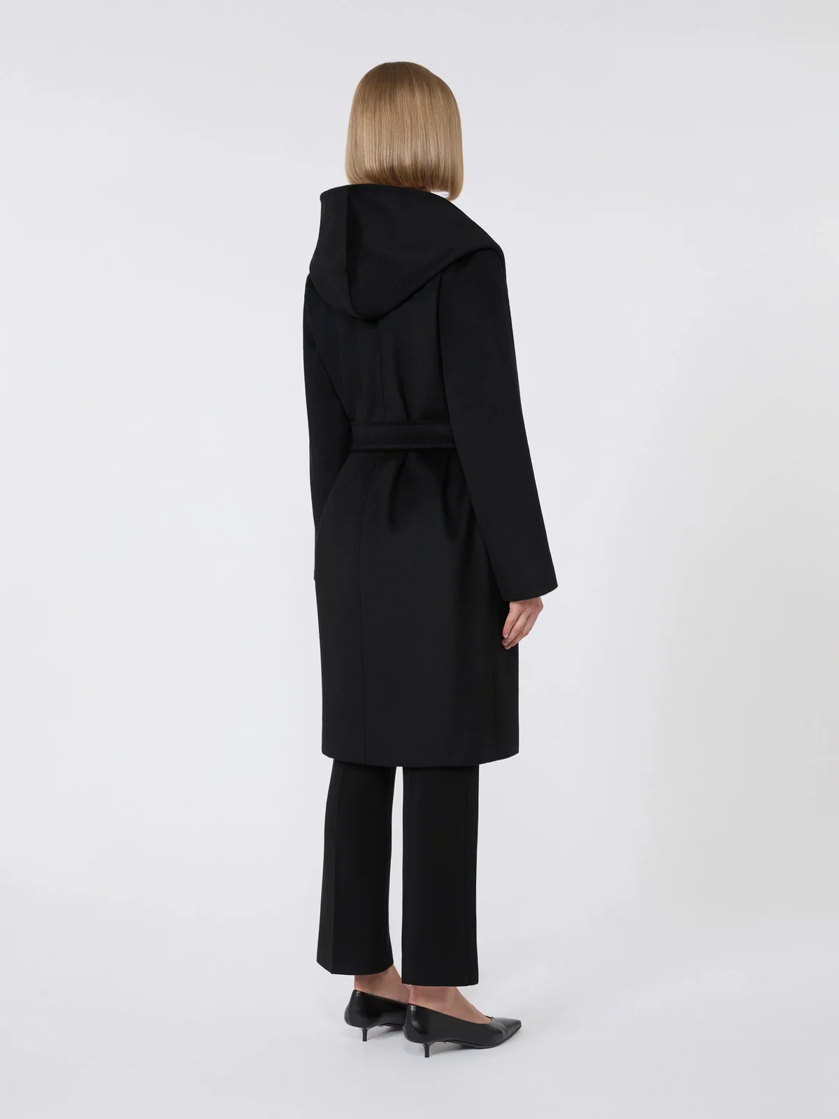 MAX MARA Cappotto Donna NEWMANG 2526016061600 013 Nero - Image 4