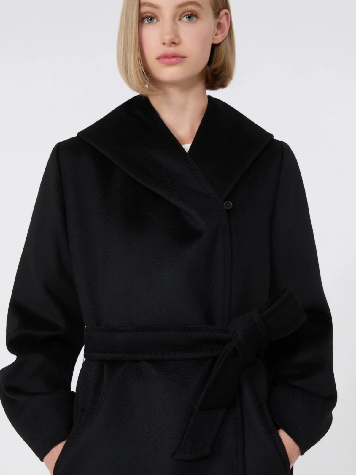 MAX MARA Cappotto Donna NEWMANG 2526016061600 013 Nero - Image 5