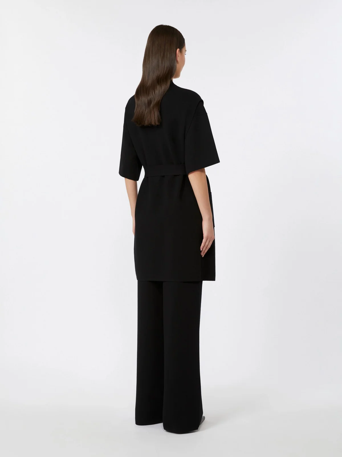 MAX MARA Gilet Donna ABETE 2526356011600 005 Nero - Image 3