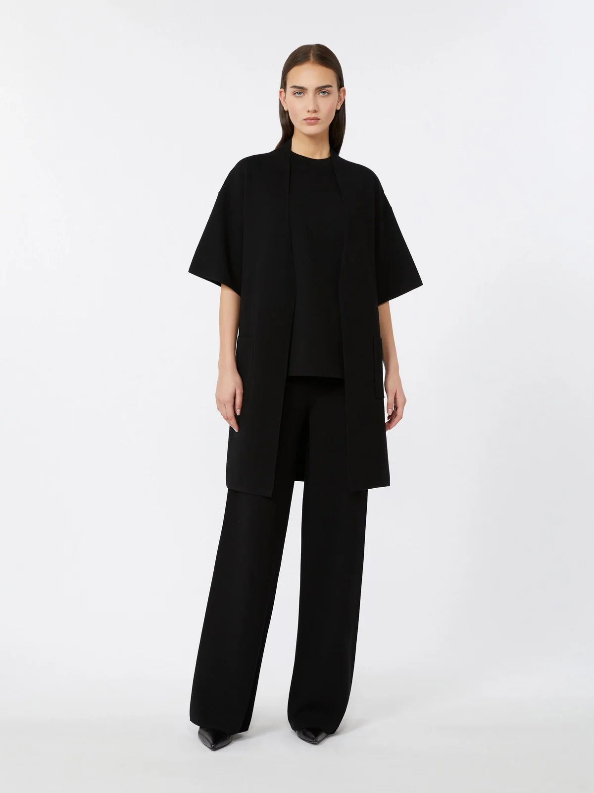 MAX MARA Gilet Donna ABETE 2526356011600 005 Nero - Image 5