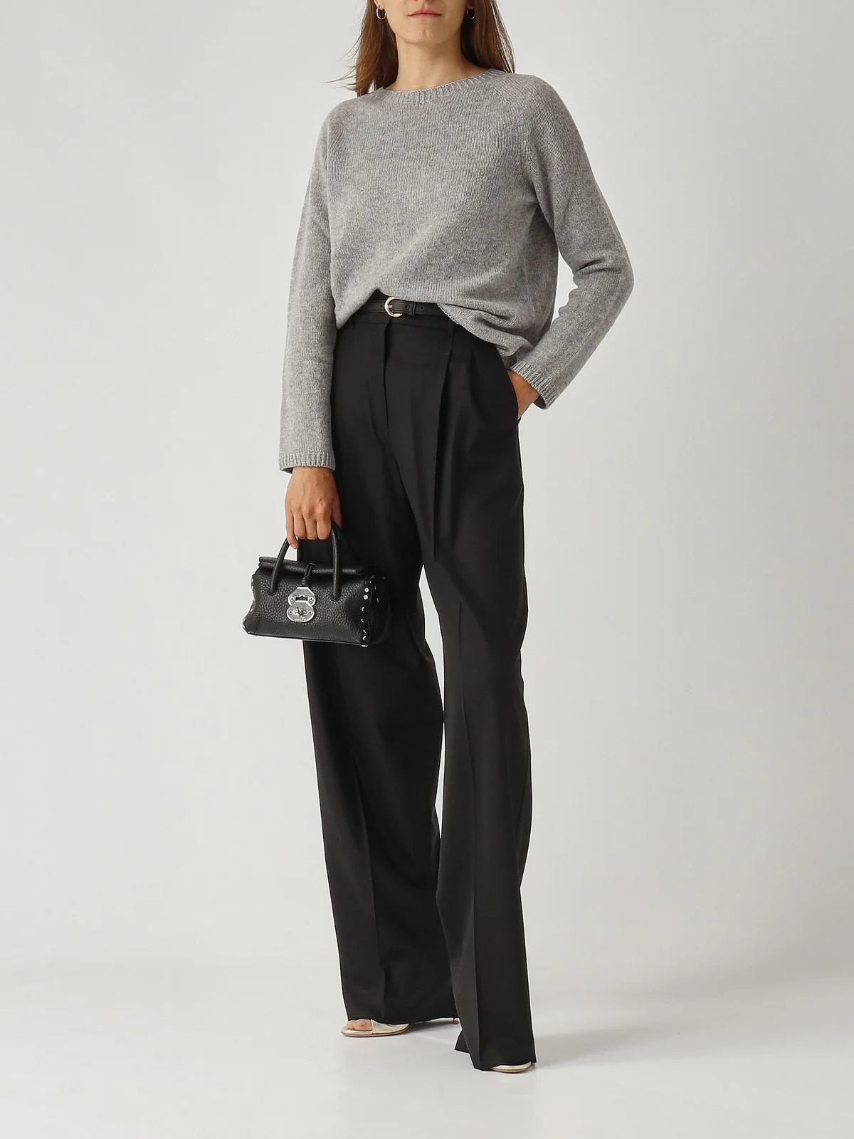 MAX MARA Pantalone Donna ENTRATA 2526136082600 005 Nero - Image 2