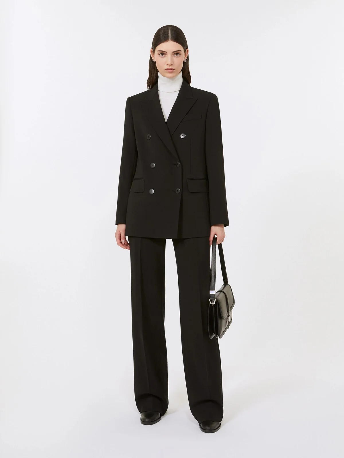 MAX MARA Pantalone Donna VERBENA 2526136062600 005 Nero - Image 2