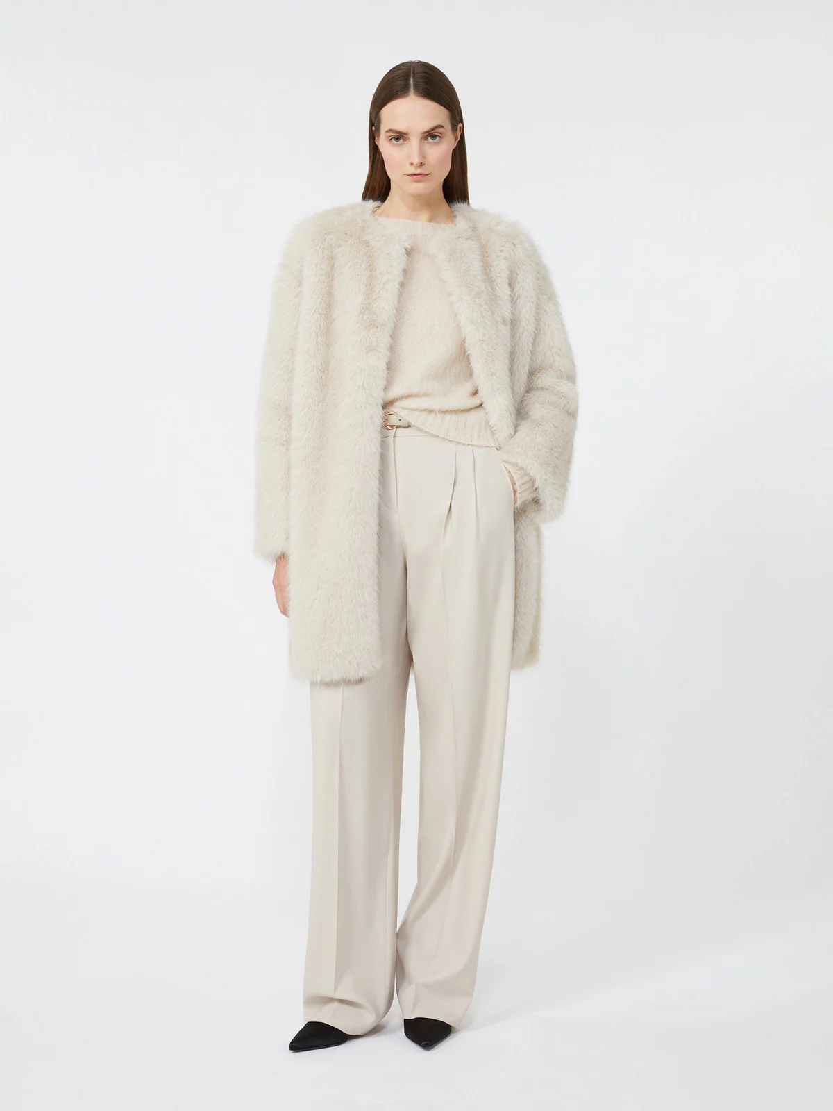 MAX MARA Pelliccia Donna EROS 2526456012600 002 Beige - Image 5