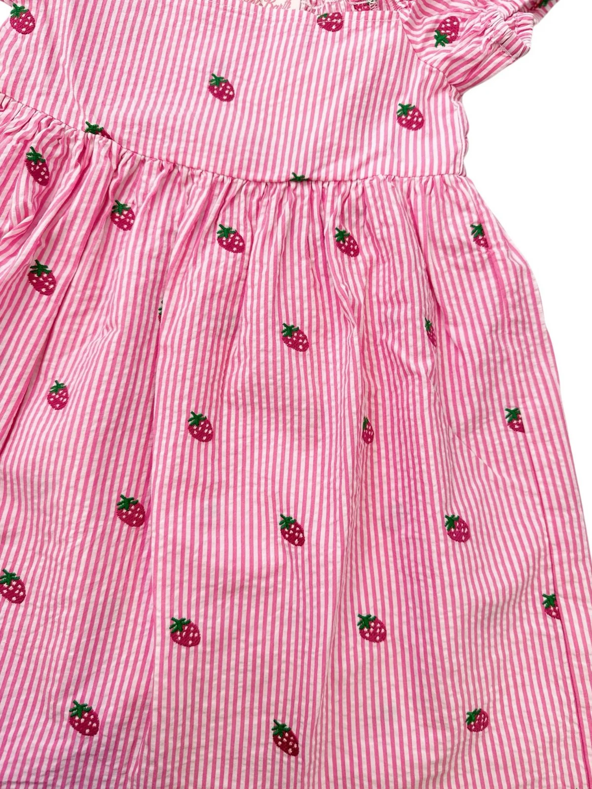 MC2 SAINT BARTH Abito Bambine e ragazze  NARA 04701H COTTON STRAWBERRY 21 - Image 2