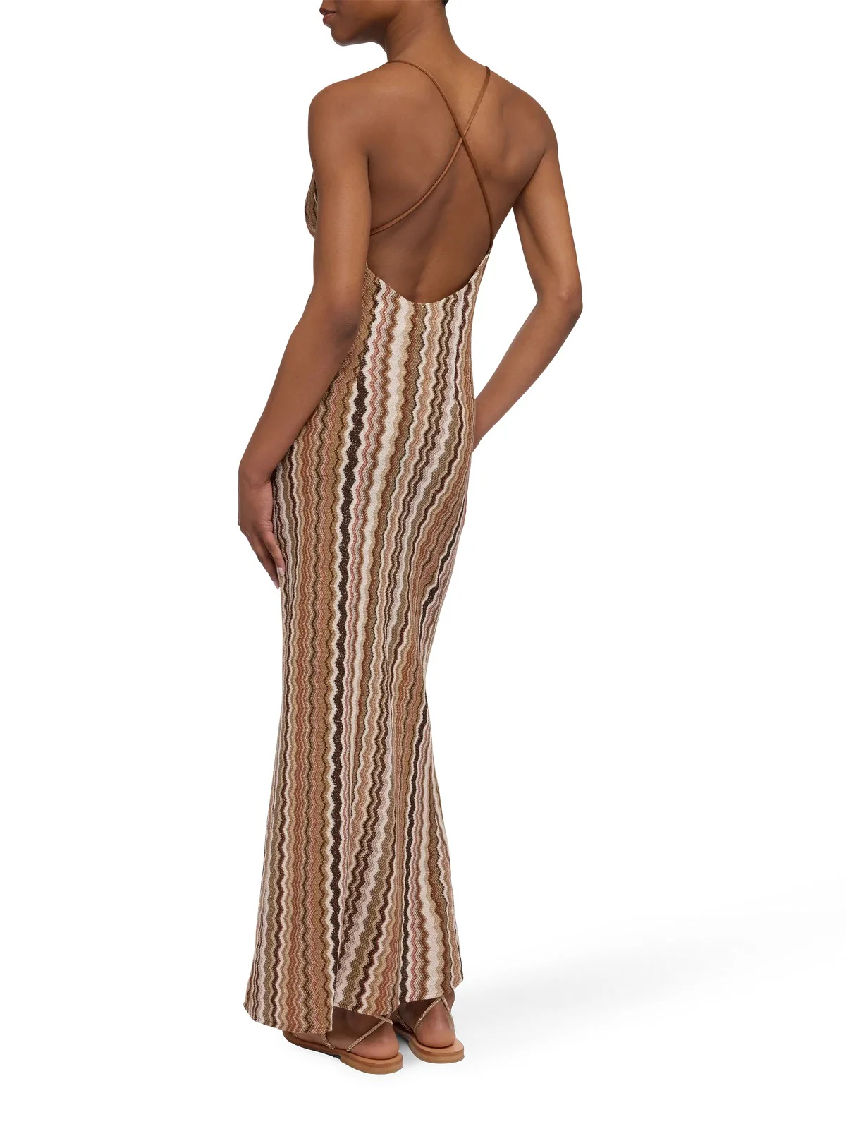 MC2 SAINT BARTH Abito Donna  EYDIS 01060H RACHEL CHEVRON 18 - Image 4