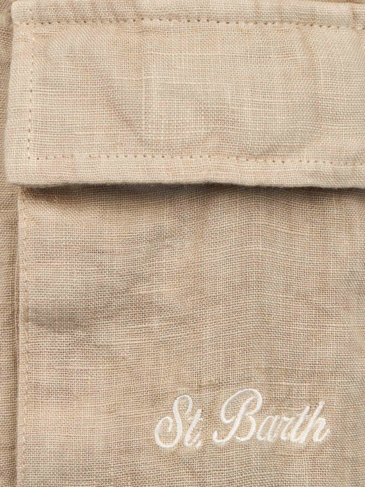 MC2 SAINT BARTH Bermuda Bambini e ragazzi  MARSEILLE JR 00126F Beige - Image 3