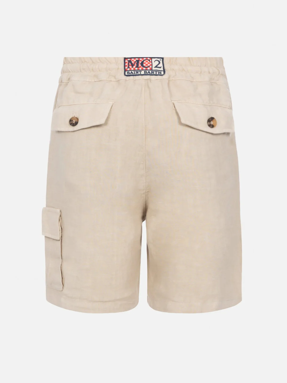 MC2 SAINT BARTH Bermuda Bambini e ragazzi  MARSEILLE JR 00275H Beige - Image 2