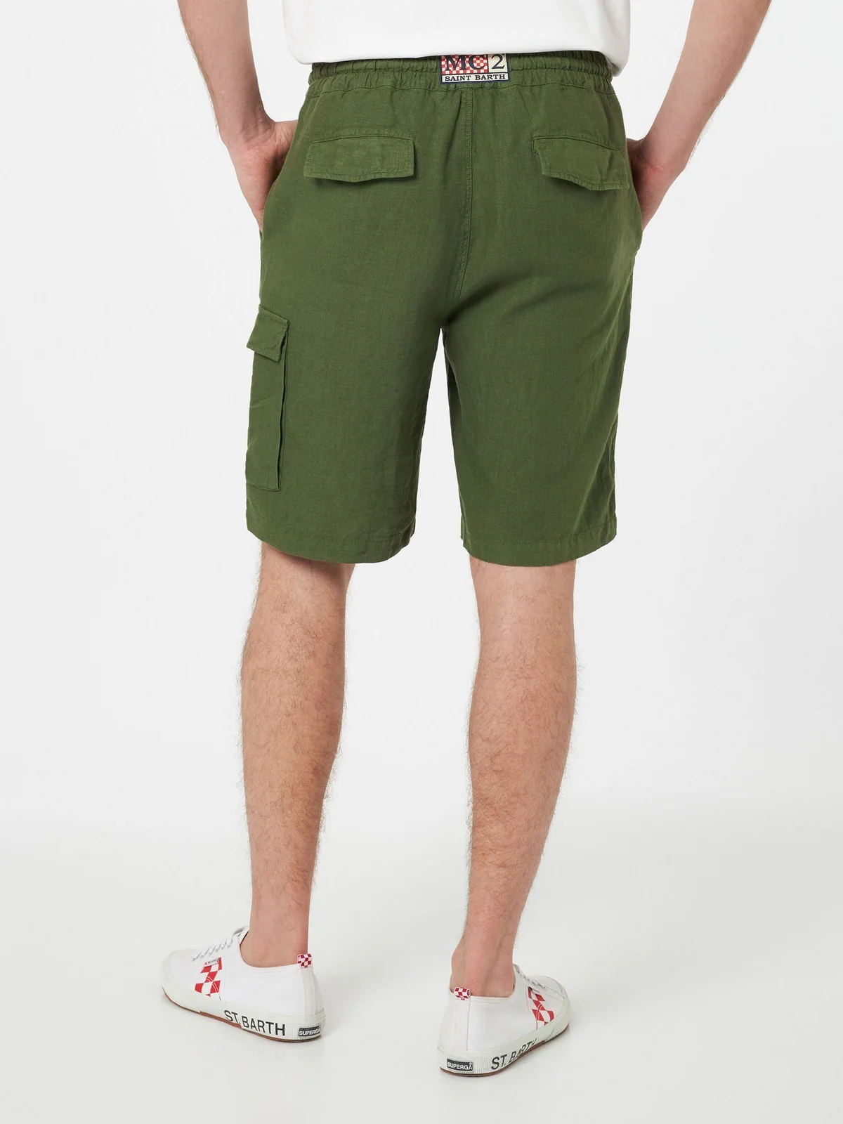 MC2 SAINT BARTH Bermuda Uomo MARSEILLE 01433F Verde - Image 3