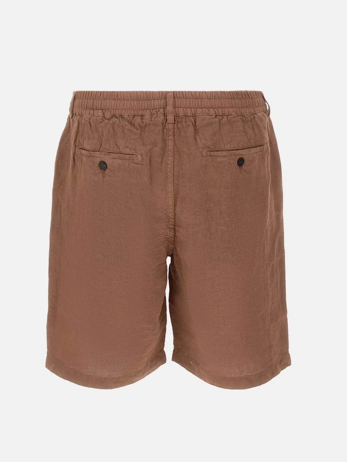 MC2 SAINT BARTH Bermuda Uomo  SEBASTIAN 00121L LINEN 18 BROWN - Image 3