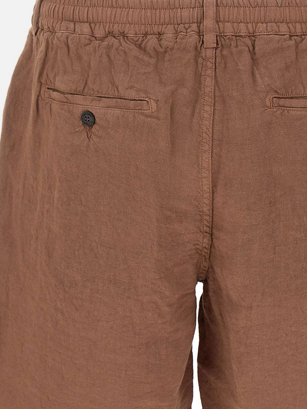 MC2 SAINT BARTH Bermuda Uomo  SEBASTIAN 00121L LINEN 18 BROWN - Image 5