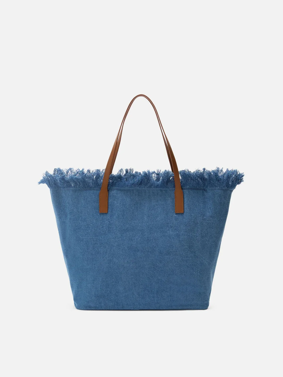 MC2 SAINT BARTH Borsa Donna  CITY BAG FRINGE 00436L DENIM EMB - Image 2