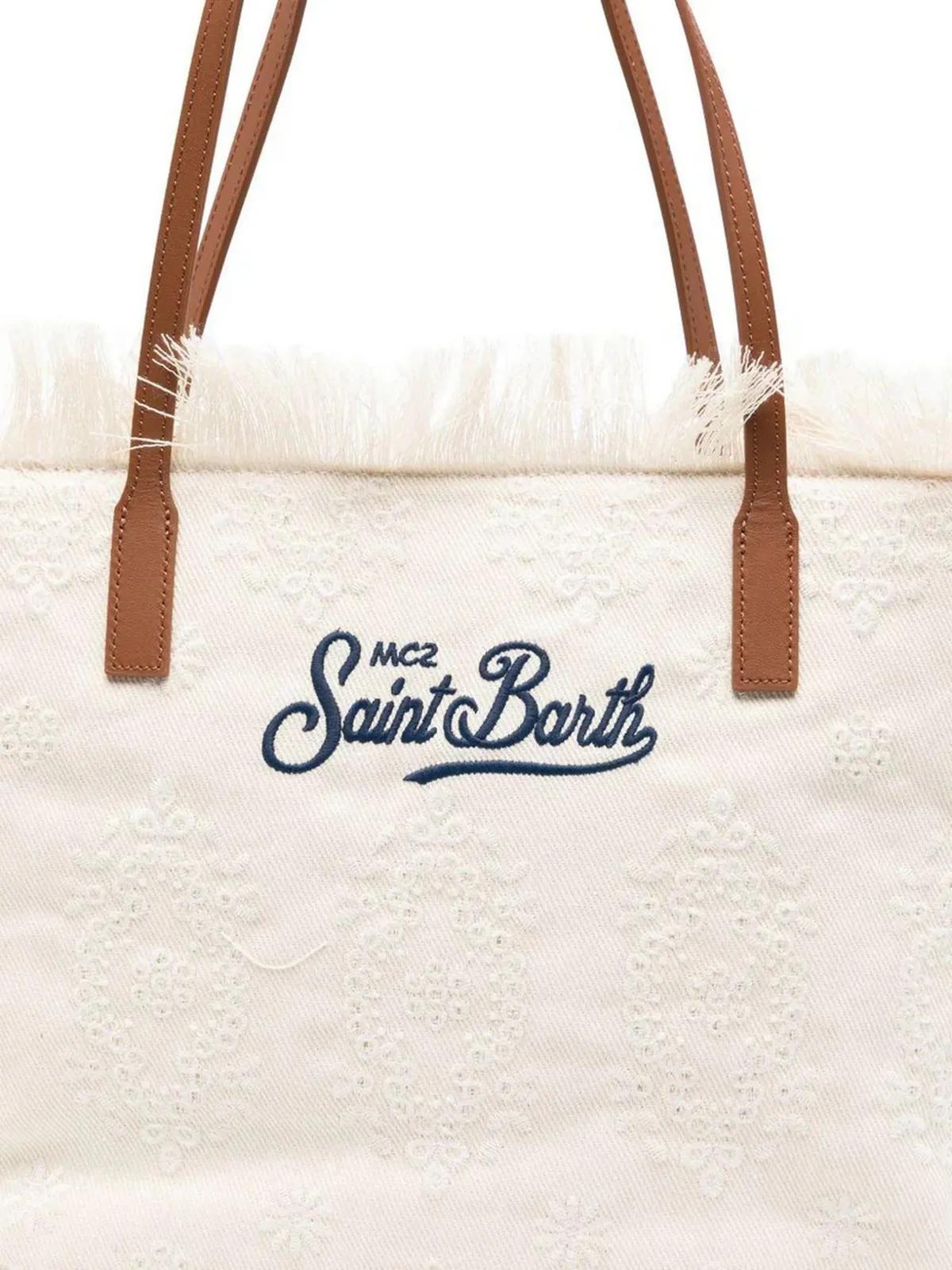 MC2 SAINT BARTH Borsa Donna  CITY BAG FRINGE 01034L SANGALLO 10 EMB - Image 5
