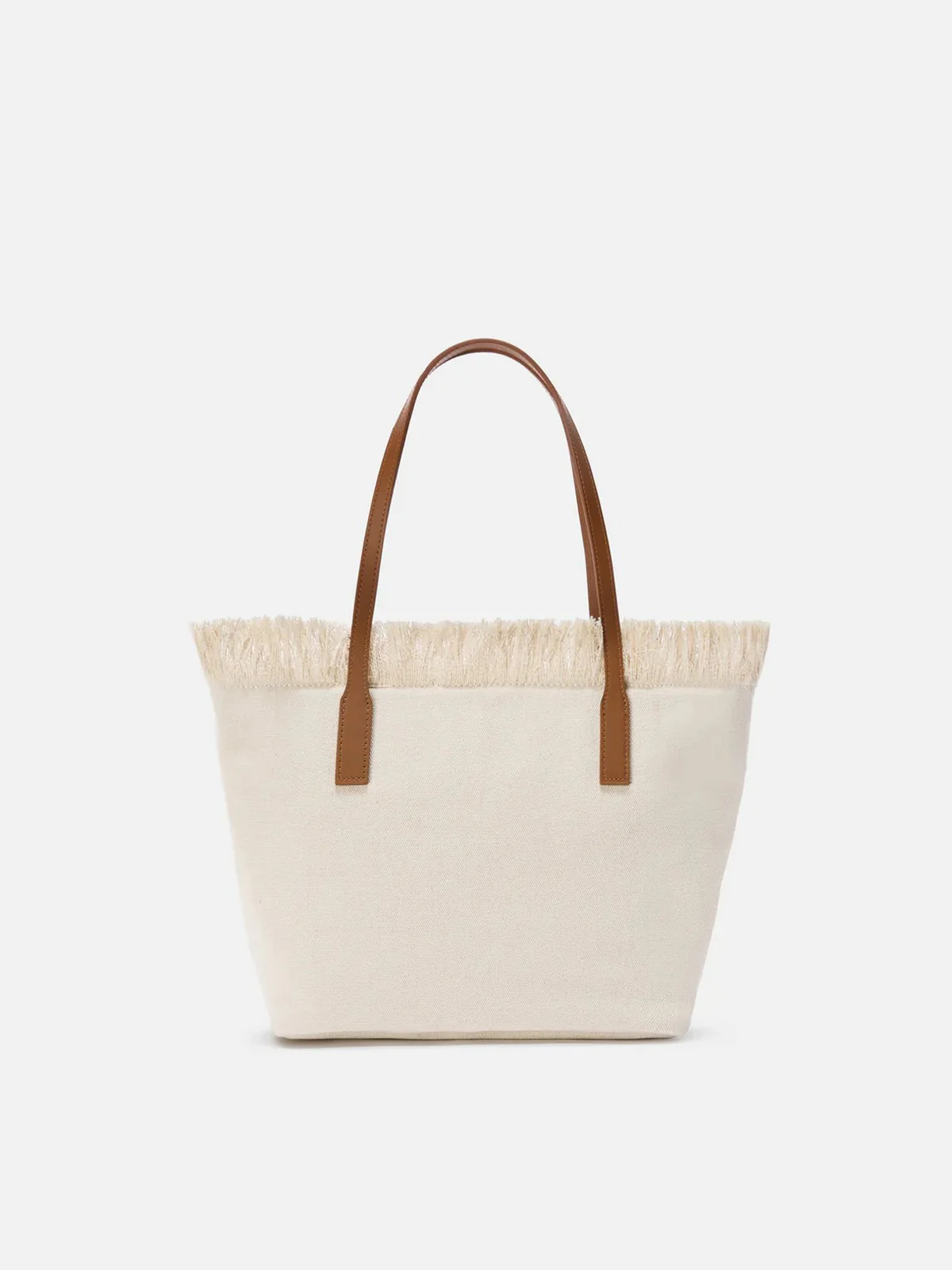 MC2 SAINT BARTH Borsa Donna  CITY BAG MID FRINGE 00302L BIANCO - Image 4
