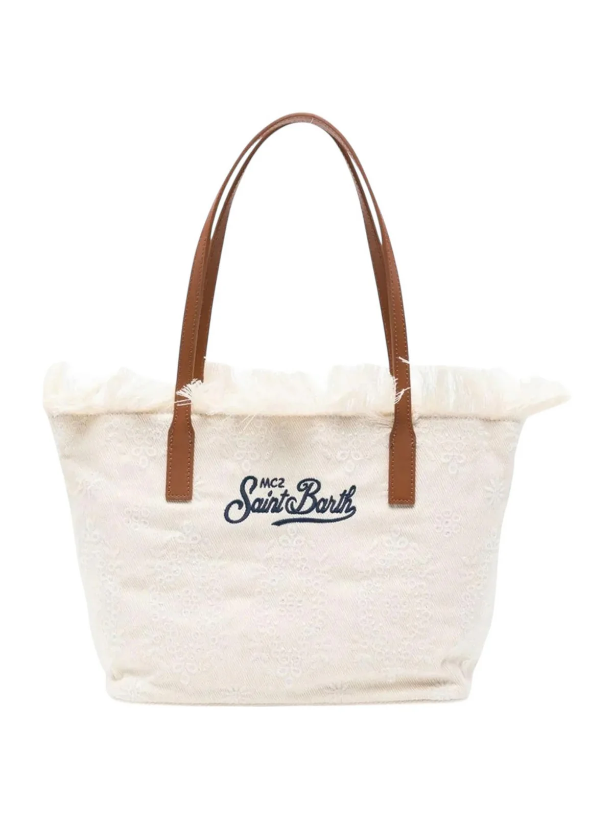 MC2 SAINT BARTH Borsa Donna CITY BAG MID FRINGE 01034L SANGALLO 10 EMB