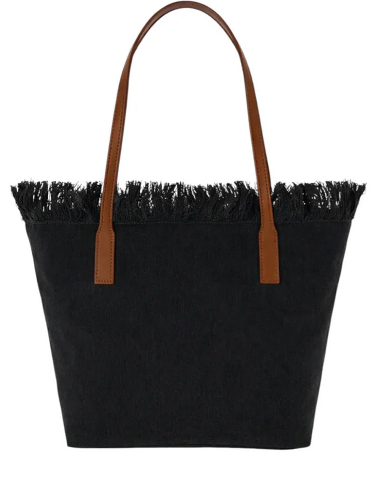 MC2 SAINT BARTH Borsa Donna  CITY BAG MID FRINGE 01740L CANVAS 00 EMB - Image 2
