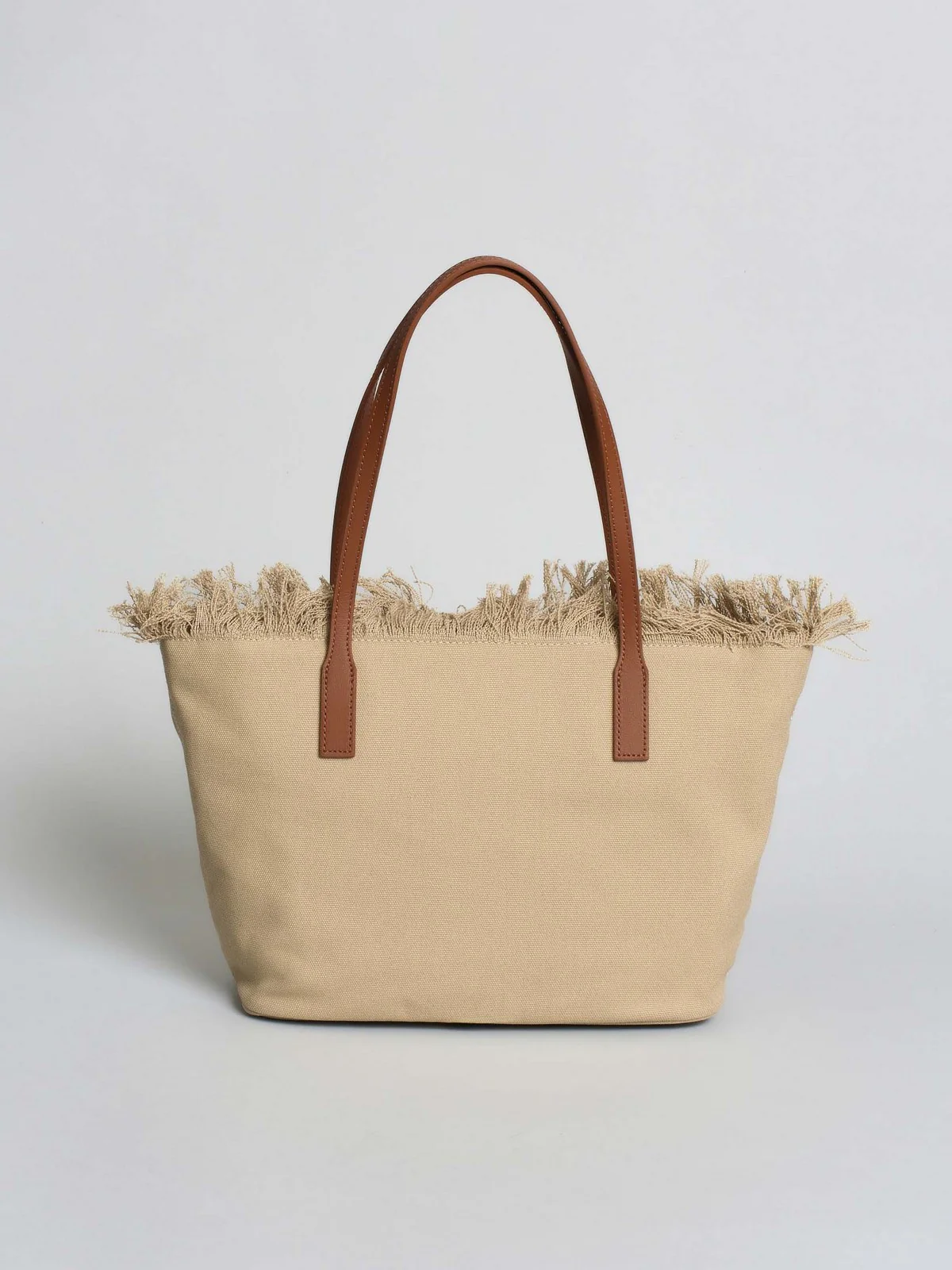 MC2 SAINT BARTH Borsa Donna  CITY BAG MID FRINGE 01741L CANVAS 11 EMB - Image 3