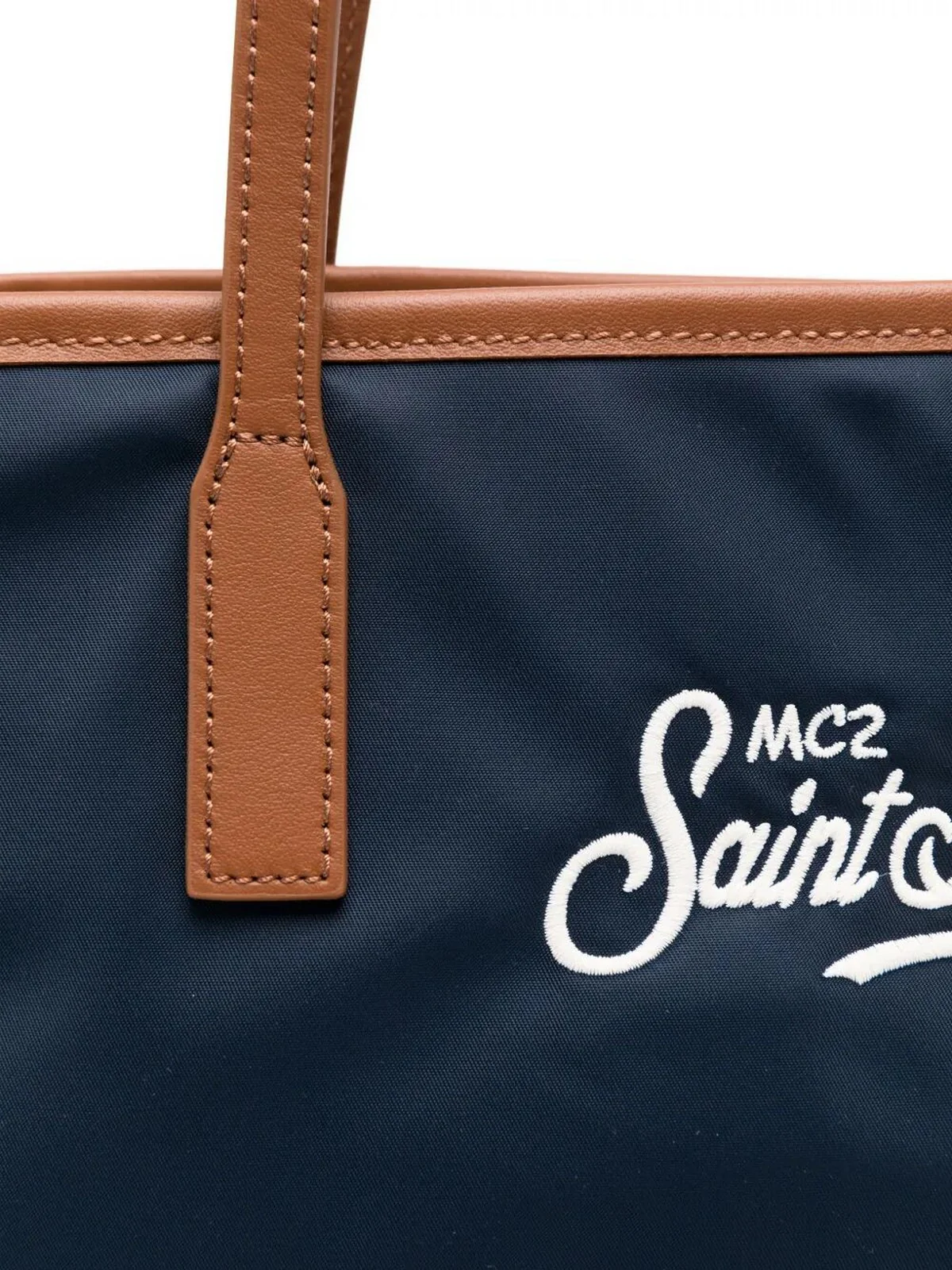 MC2 SAINT BARTH Borsa Donna  CITY BAG MID NYLON 01823L BLU - Image 4