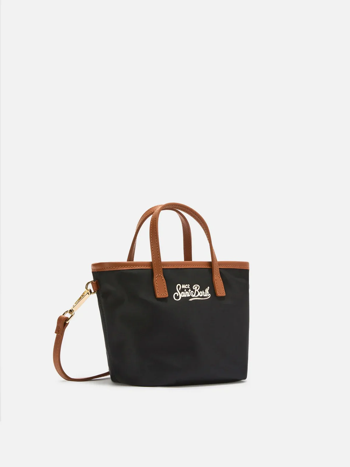 MC2 SAINT BARTH Borsa Donna  CITY BAG MINI NYLON 00288L NERO - Image 3