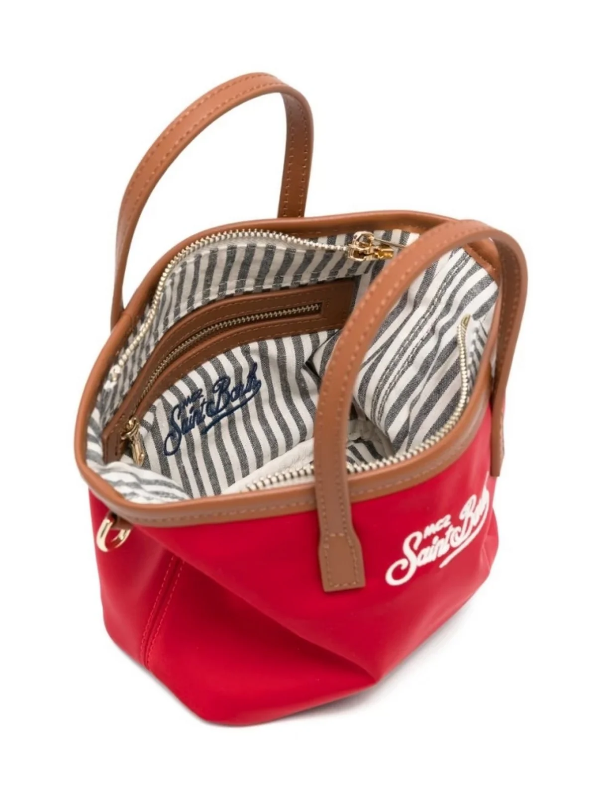 MC2 SAINT BARTH Borsa Donna  CITY BAG MINI NYLON 01822L ROSSO - Image 4